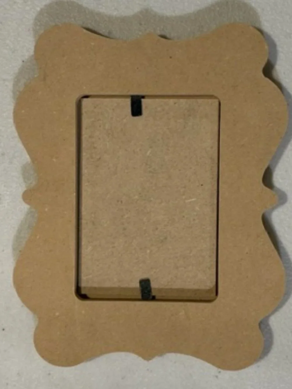 NEW Unfinished Rectangle Decorative Curved Bracket MDF Frame 5 1/4